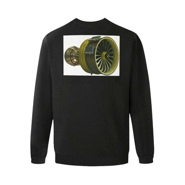 AIRBUS 380 Men's Oversized Fleece Crew Sweatshirt e-joyer